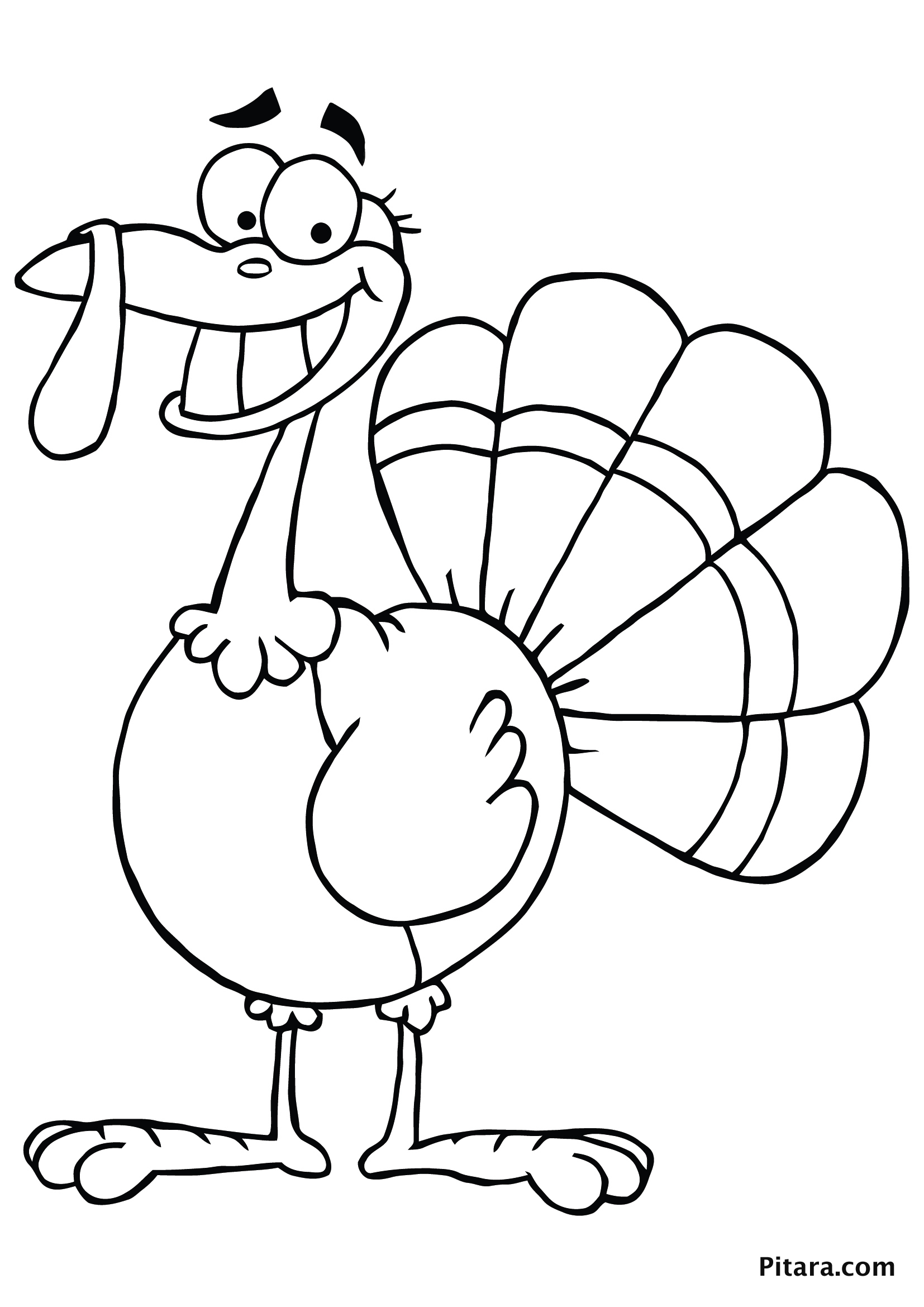 thanksgiving turkey coloring pages