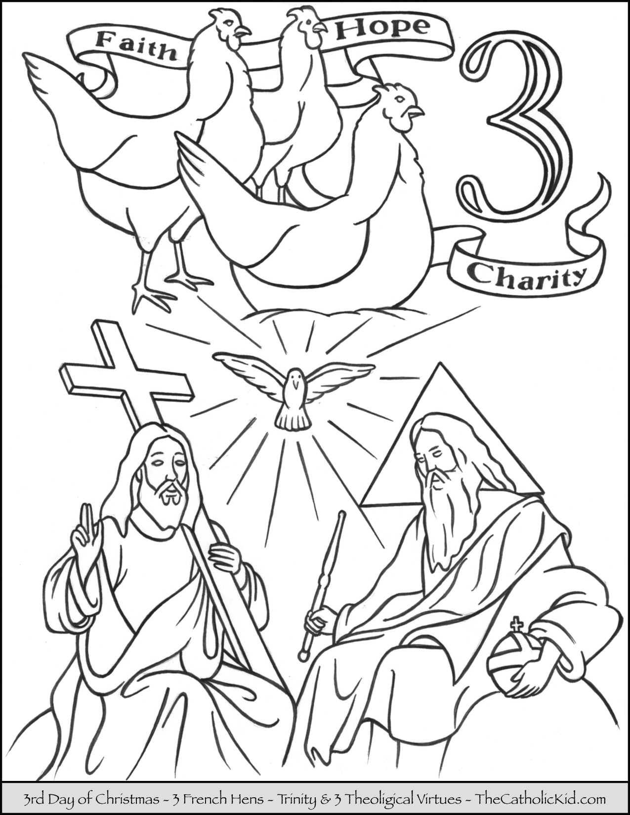Twelve Days Of Christmas Coloring Pages Free at GetColorings.com | Free