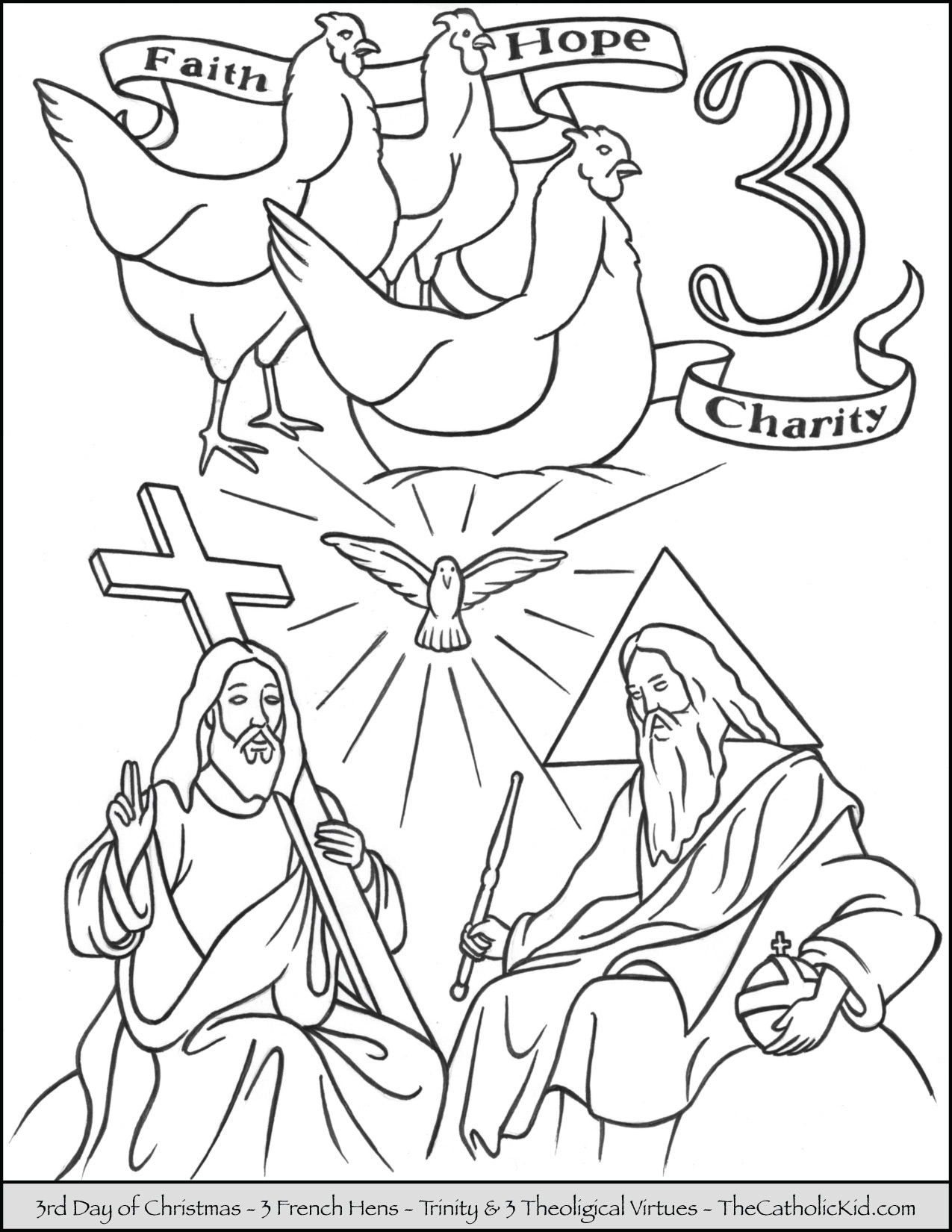 Twelve Days Of Christmas Coloring Pages Free at ...