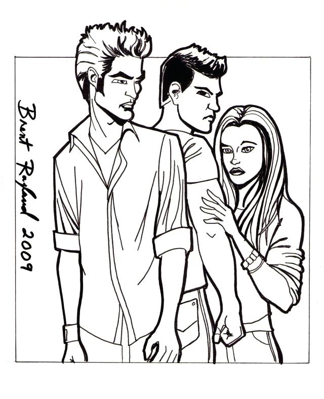 Twilight Coloring Pages To Print at GetColorings.com | Free printable