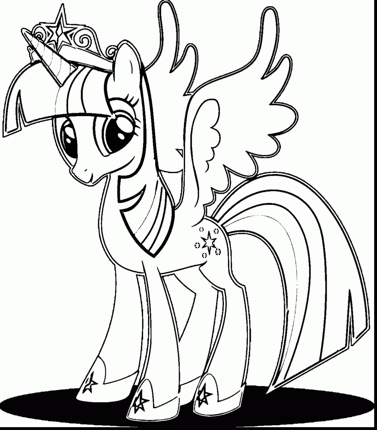 twilight sparkle alicorn coloring pages at getcolorings