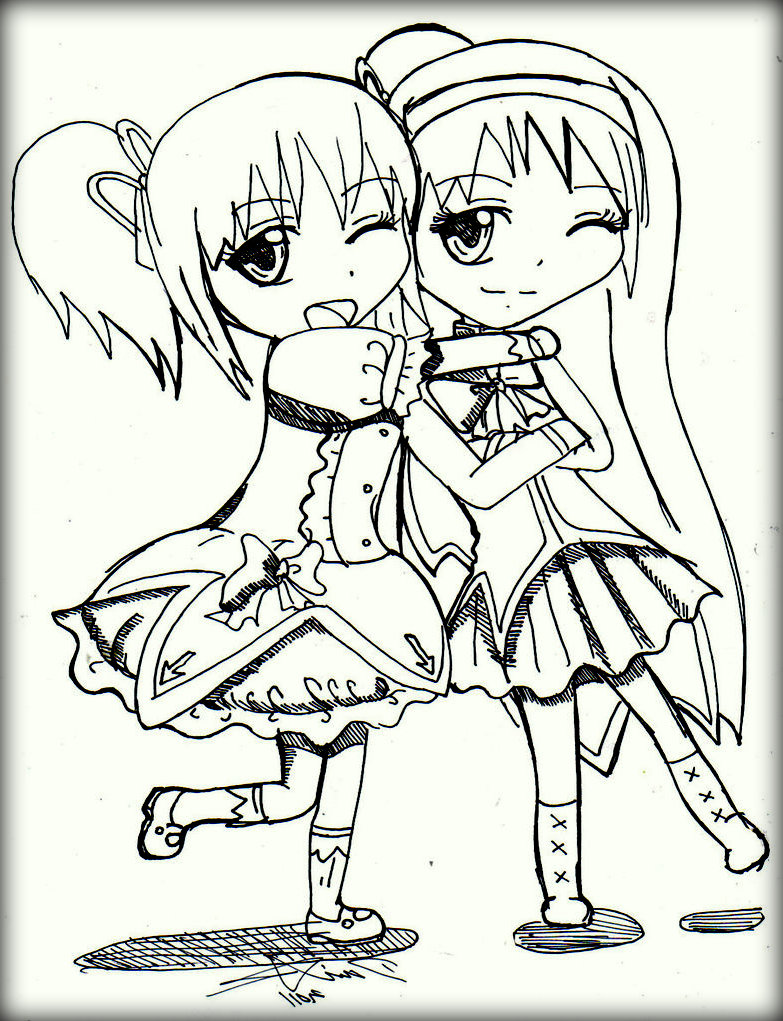 2Bff Coloring Page Friends Forever Coloring Page Coloring Home 750 X 581 File Type 