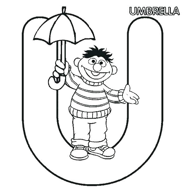 U Coloring Page at GetColorings.com | Free printable colorings pages to