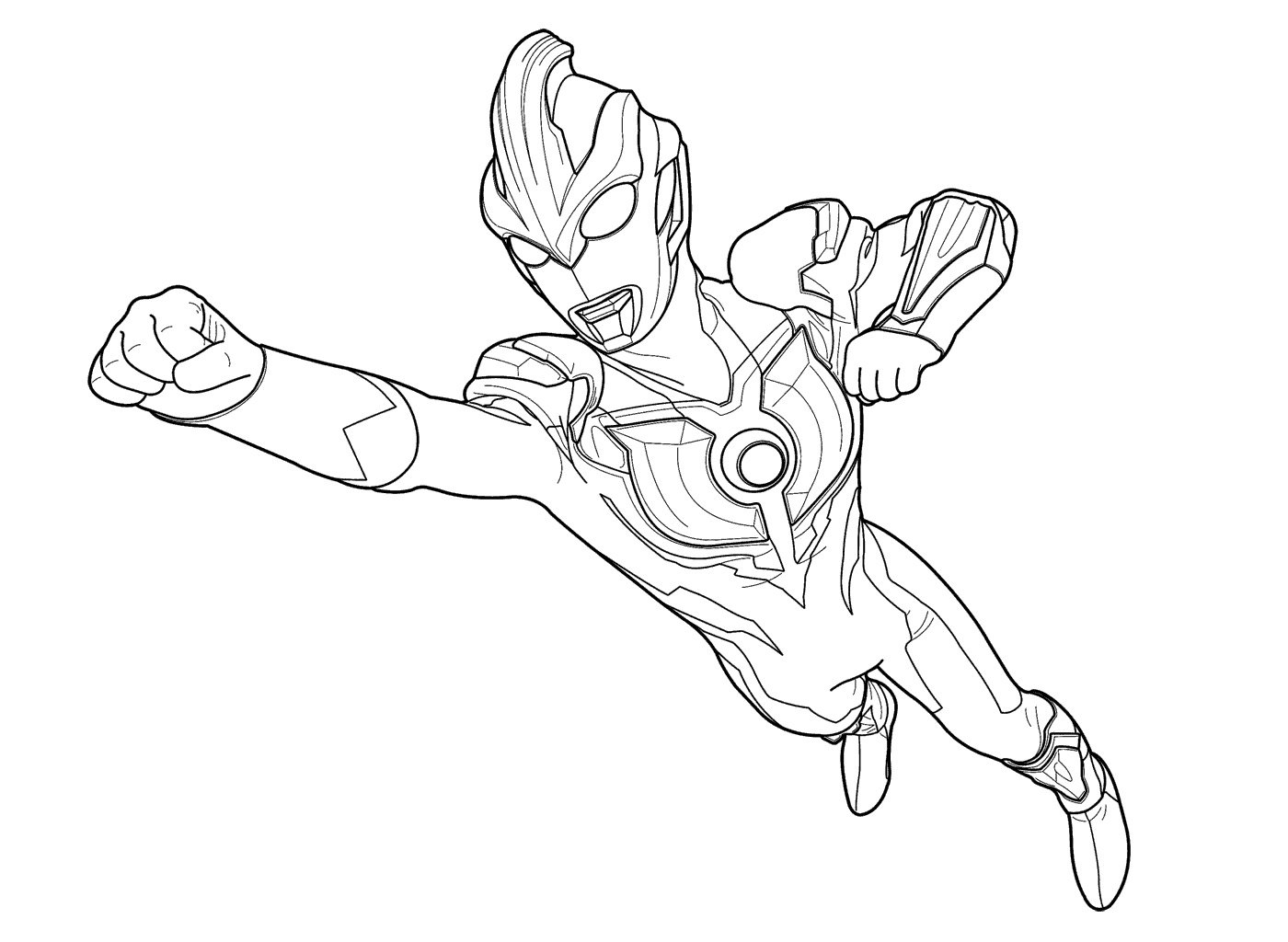 Ultraman Coloring Pages at GetColorings.com | Free printable colorings pages to print and color