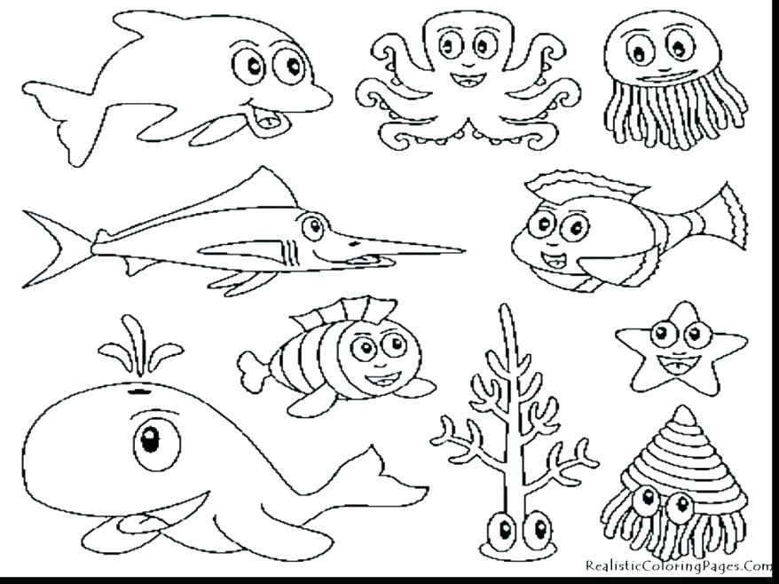 Under The Sea Printable Coloring Pages at GetColorings.com | Free
