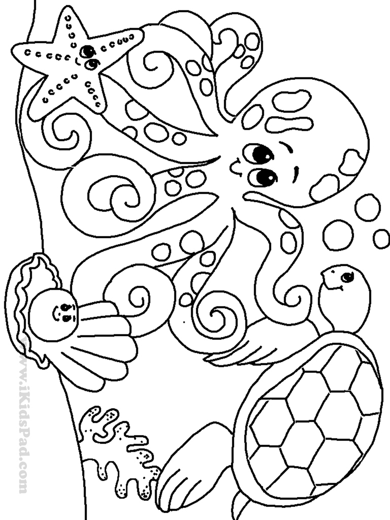 Underwater Coloring Pages at GetColoringscom Free