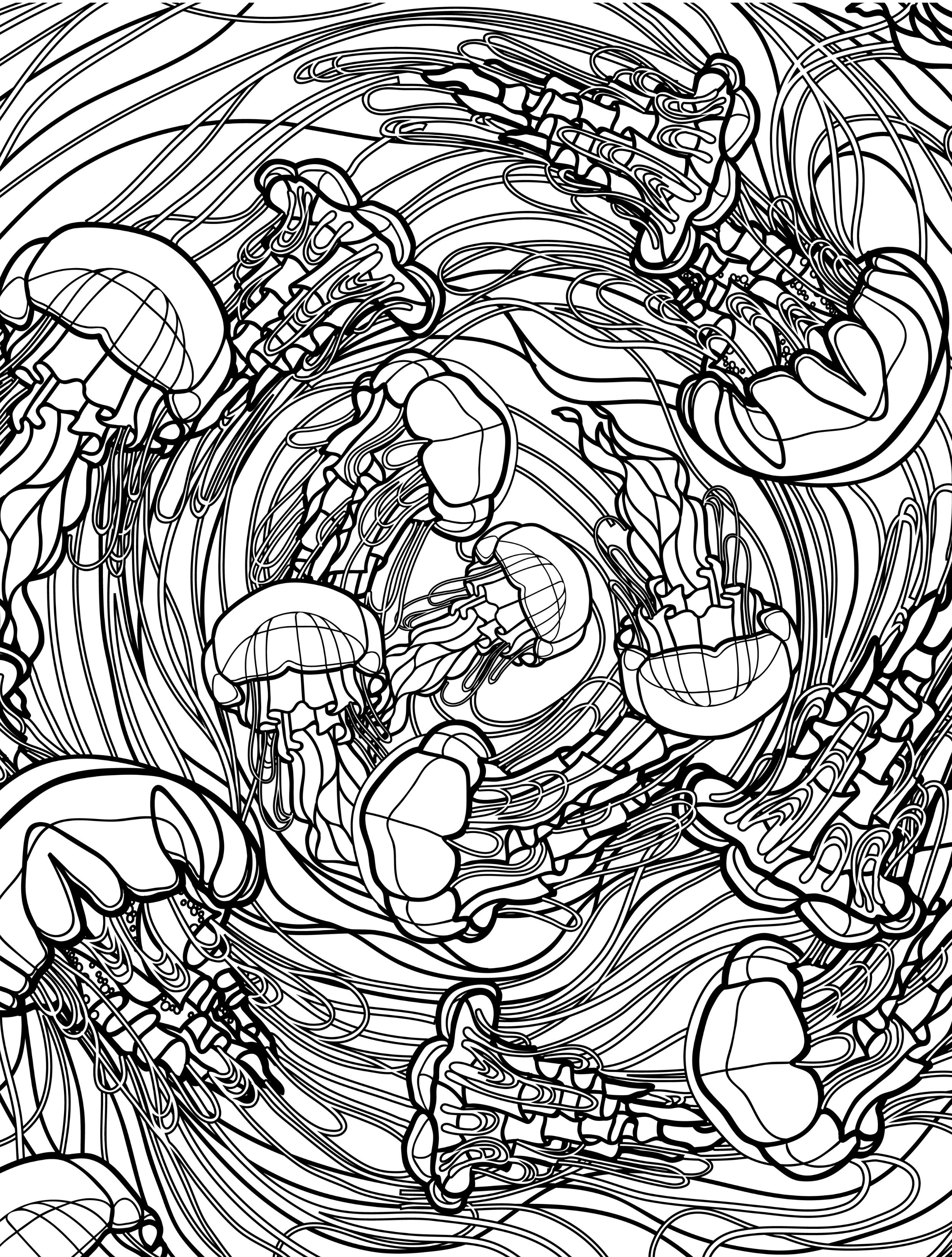 Underwater Coloring Pages For Adults at GetColorings.com | Free