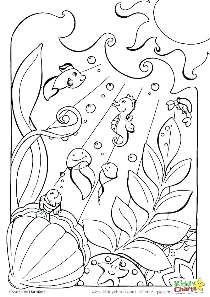 Underwater Coloring Pages To Print at GetColorings.com | Free printable