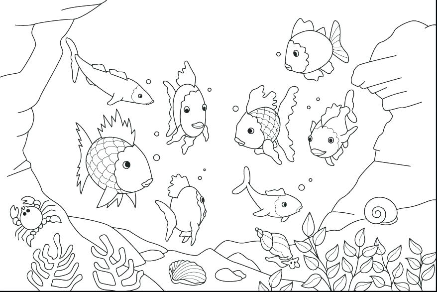 Underwater Scene Coloring Pages At Getcolorings Free Printable