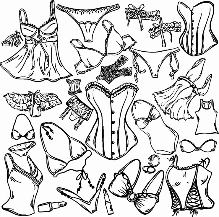 Underwear Coloring Page at Free printable colorings