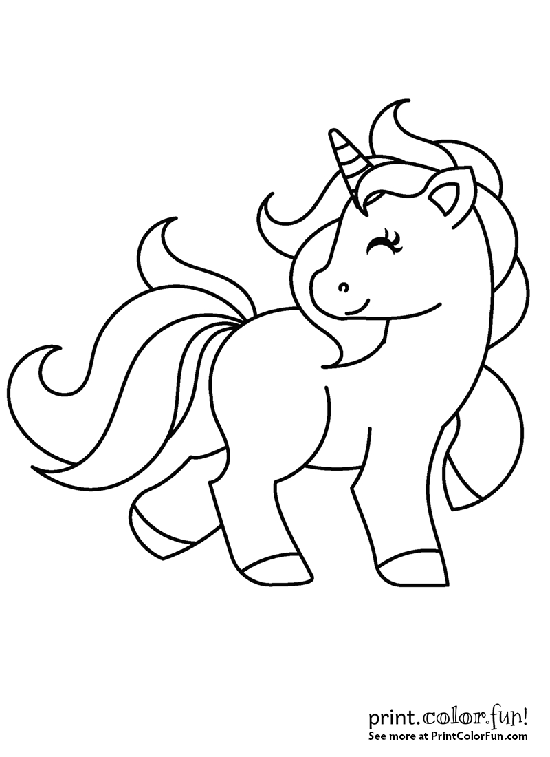 Unicorn Emoji Coloring Pages at GetColoringscom Free