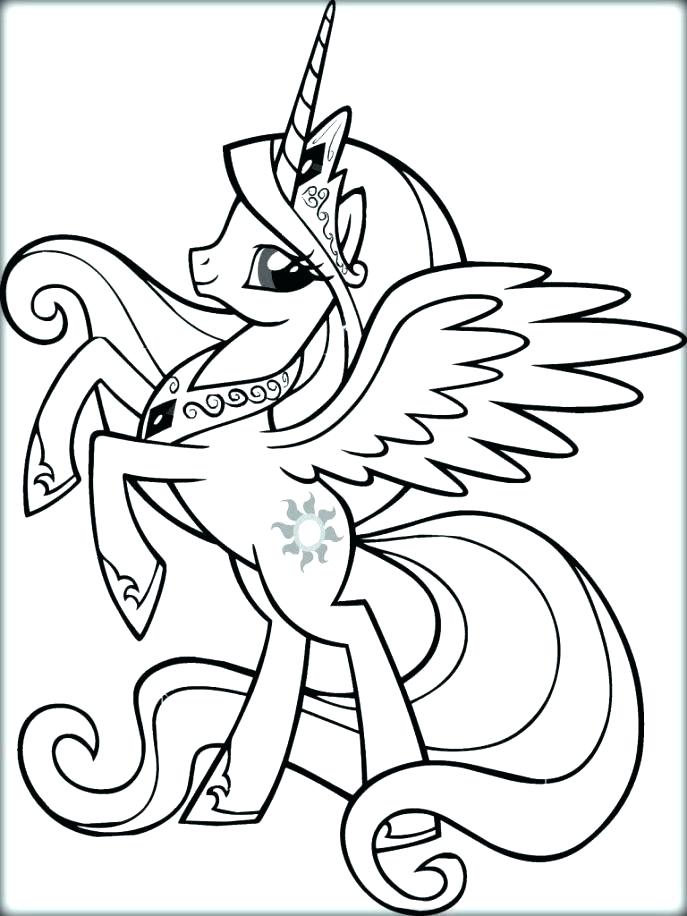 Unicorn And Rainbow Coloring Pages at GetColorings.com ...