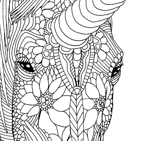 Unicorn Coloring Pages For Adults at GetColorings.com ...