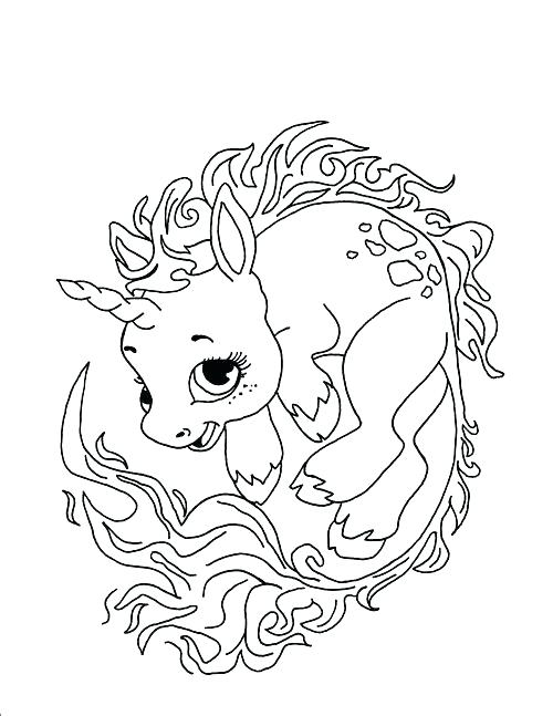 Unicorn Coloring Pages Pdf at GetColoringscom Free