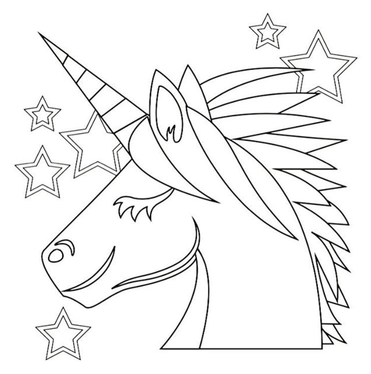 Unicorn Emoji Coloring Pages at GetColorings.com | Free printable