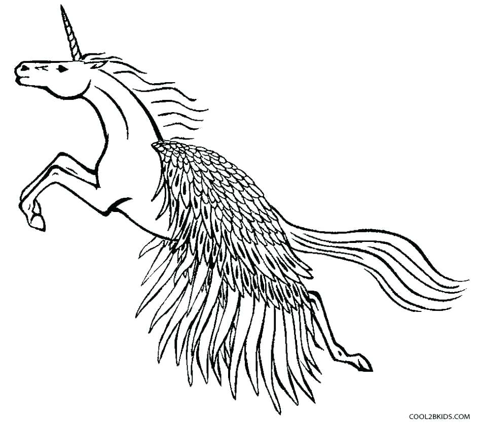 Unicorn Pegasus Coloring Pages at GetColorings.com | Free printable