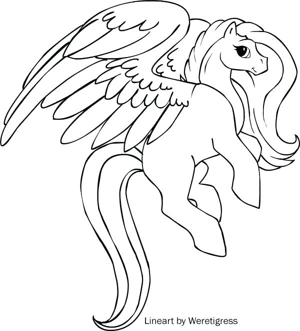 Unicorn With Wings Coloring Pages at GetColorings.com | Free printable