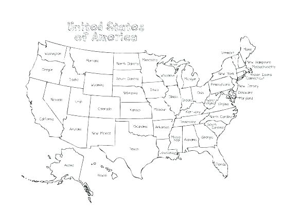 United States Coloring Page At GetColorings Free Printable 