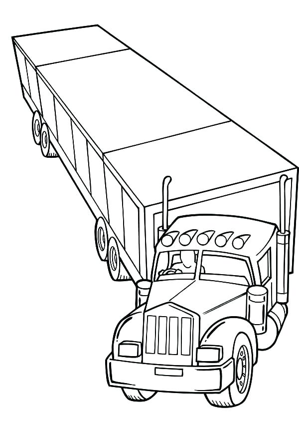 Ups Truck Coloring Pages At GetColorings Free Printable Colorings 