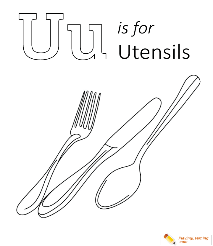 Utensils Coloring Pages at Free printable colorings