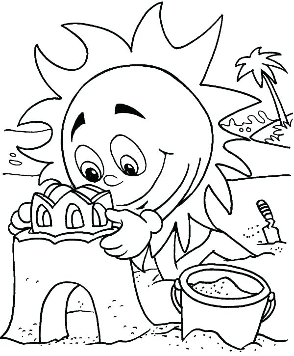 Summer Vacation Coloring Pages Coloring Home Vacation Coloring Pages 