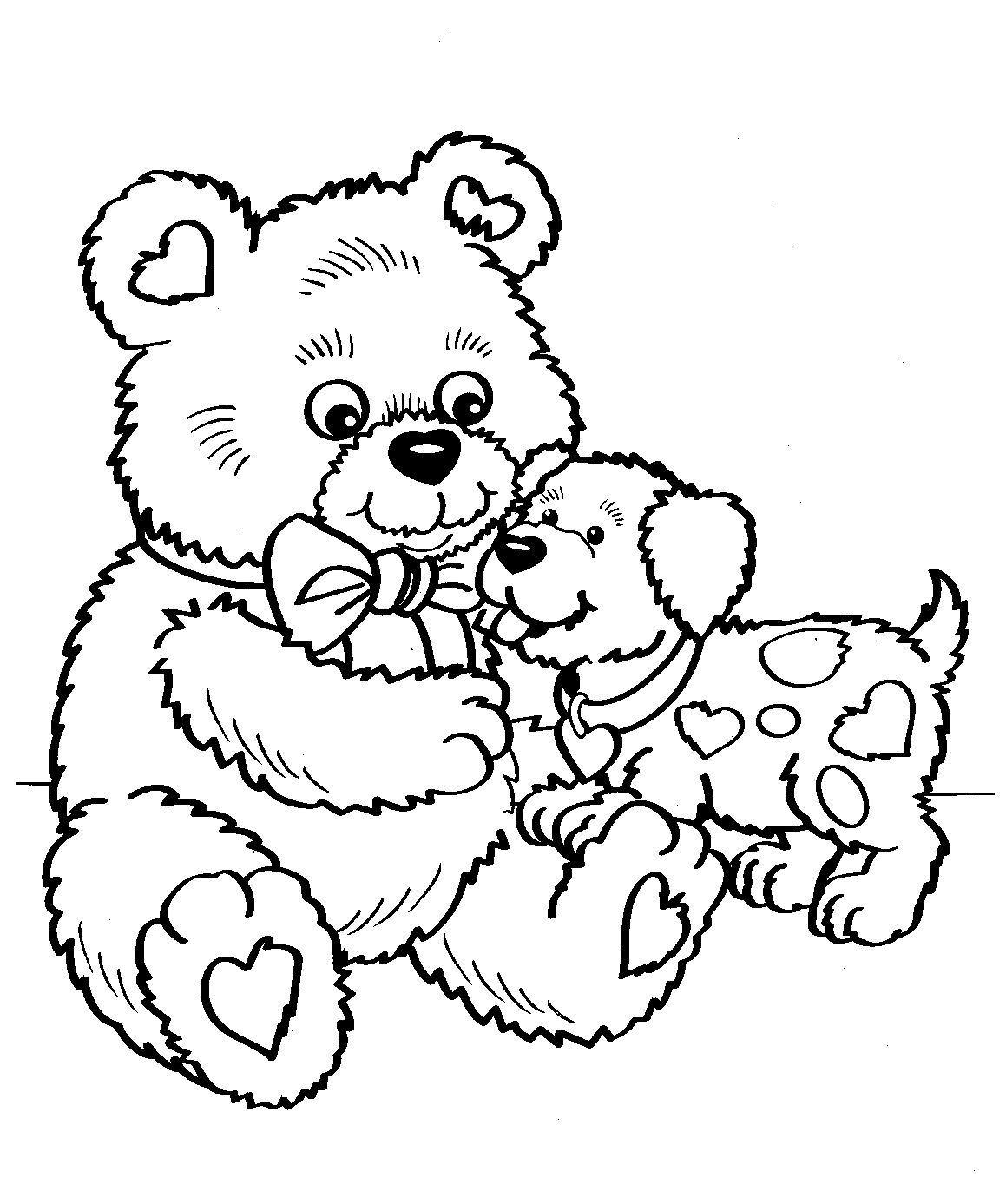 Valentine Animal Coloring Pages at GetColorings.com | Free printable