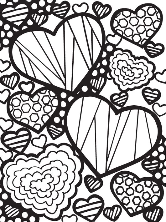 Valentine Coloring Pages For Adults at GetColorings.com | Free