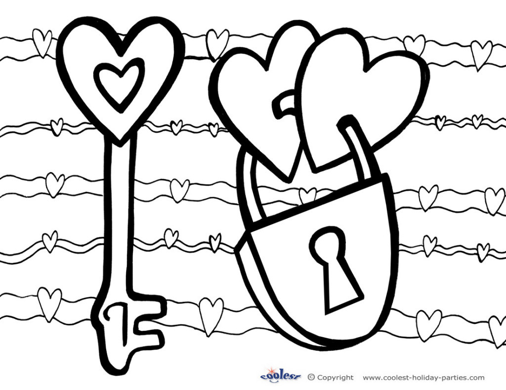 Valentine Coloring Pages For Boys at GetColoringscom