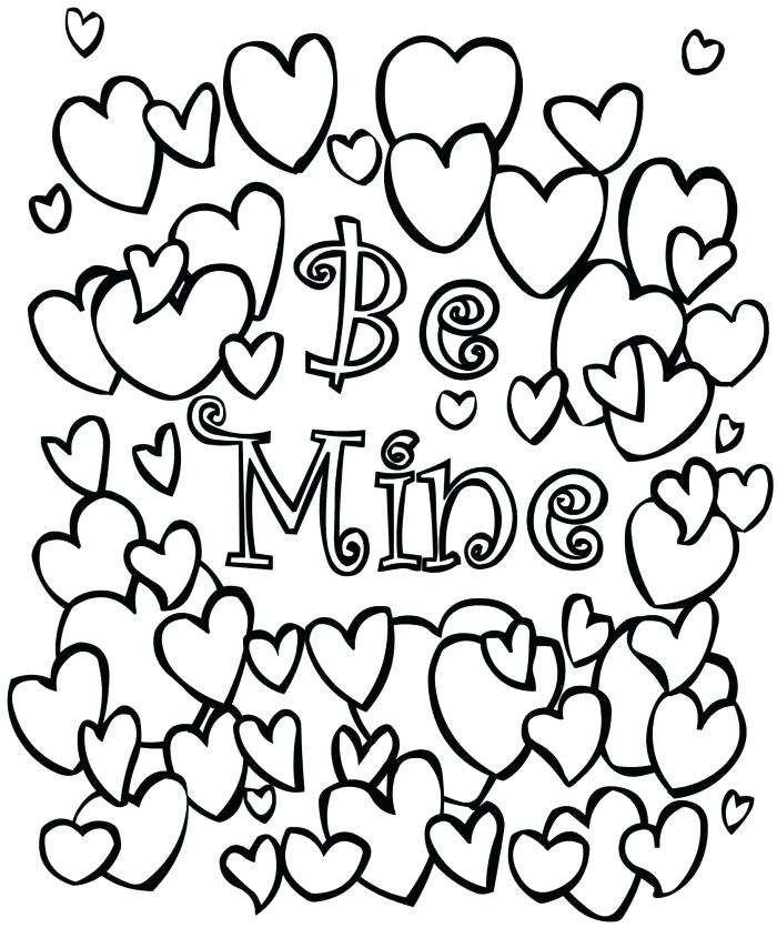 Valentine Coloring Pages Pdf At GetColorings Free Printable