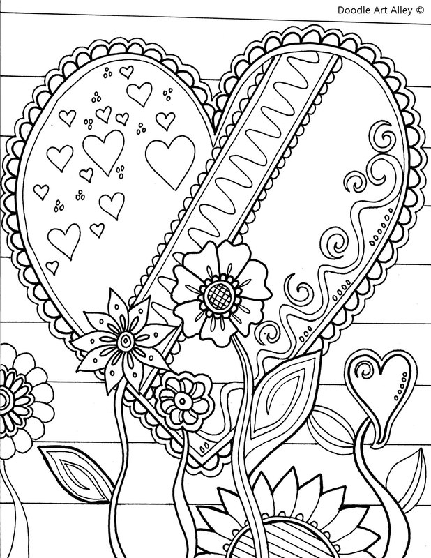 Valentines Day Coloring Pages at GetColorings.com   Free printable ...