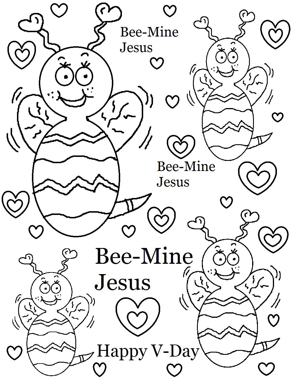 Valentines Day Coloring Pages For Sunday School At GetColorings Free Printable Colorings