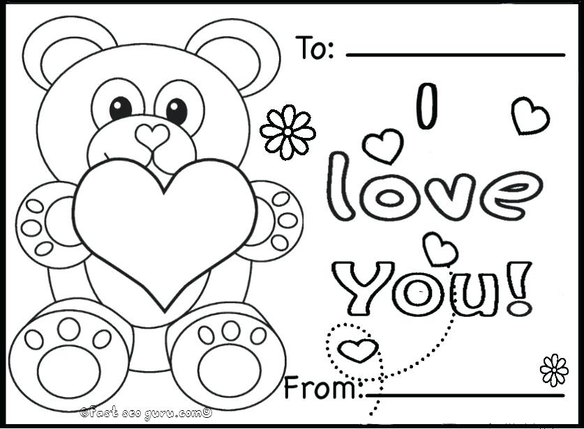 coloring valentines sunday valentine getcolorings
