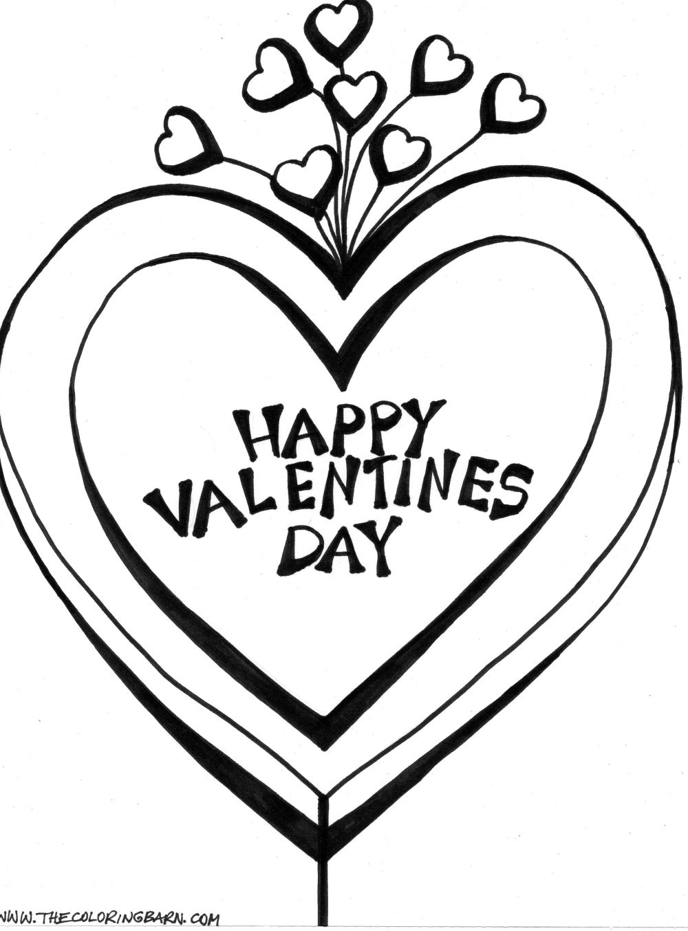 Valentines Day Coloring Pages For Toddlers at GetColorings.com | Free