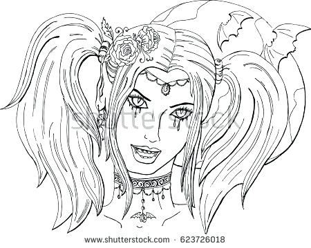 Vampire Coloring Pages For Adults At GetColorings Free Printable