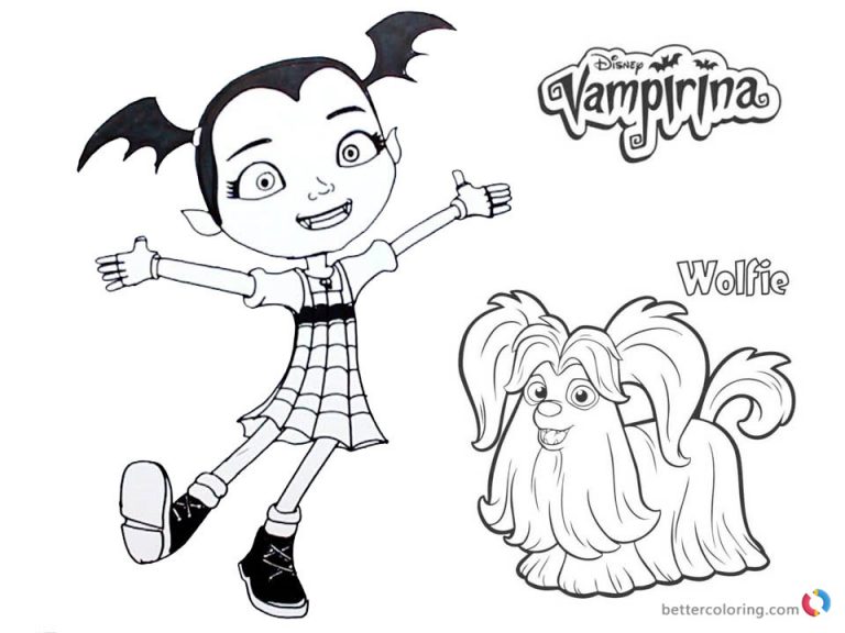 Vampirina Coloring Pages at GetColorings.com | Free printable colorings