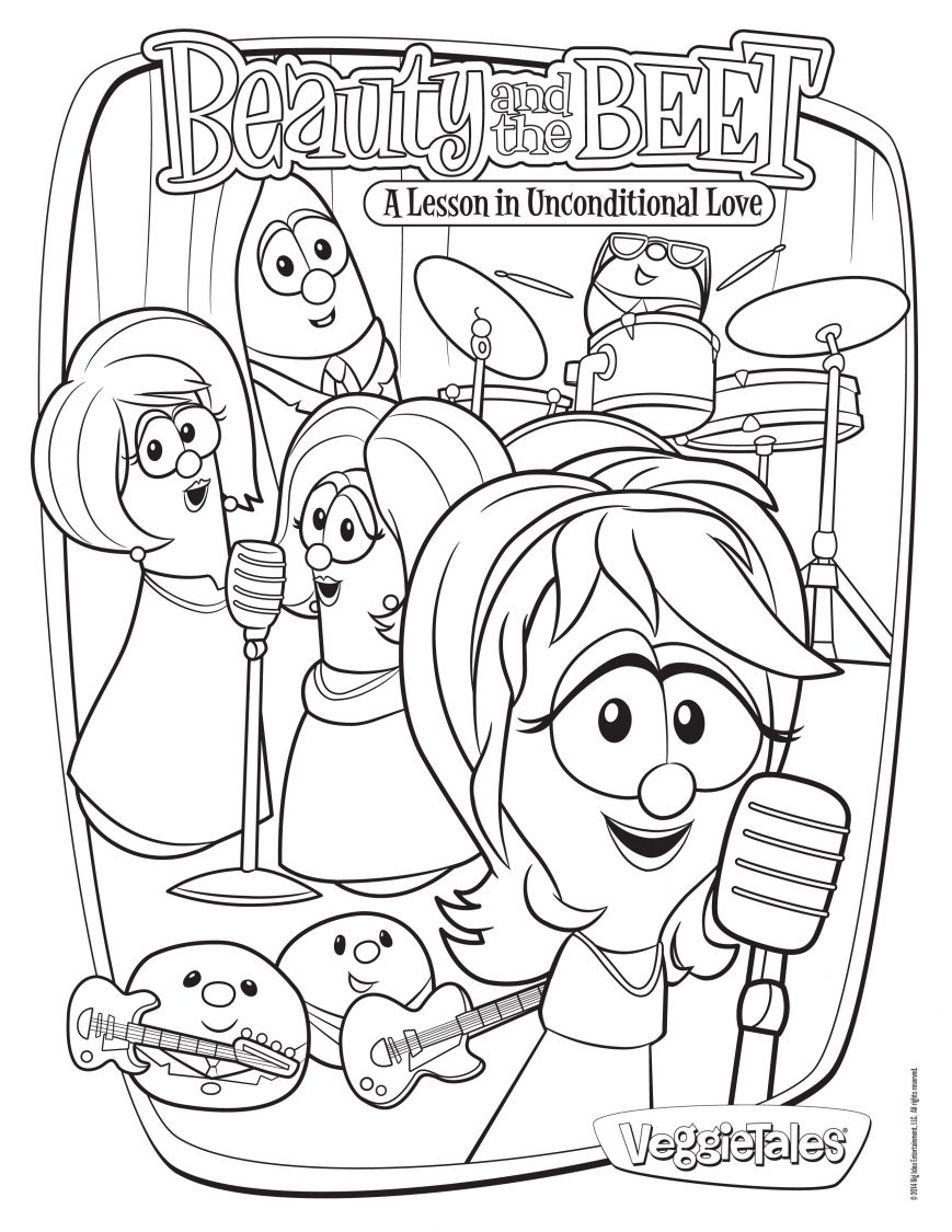 Veggie Tales Easter Coloring Pages at GetColorings.com | Free printable