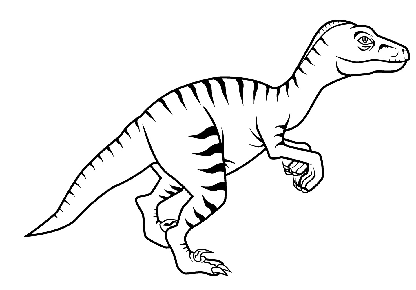 Velociraptor Coloring Pages at GetColorings.com  Free printable