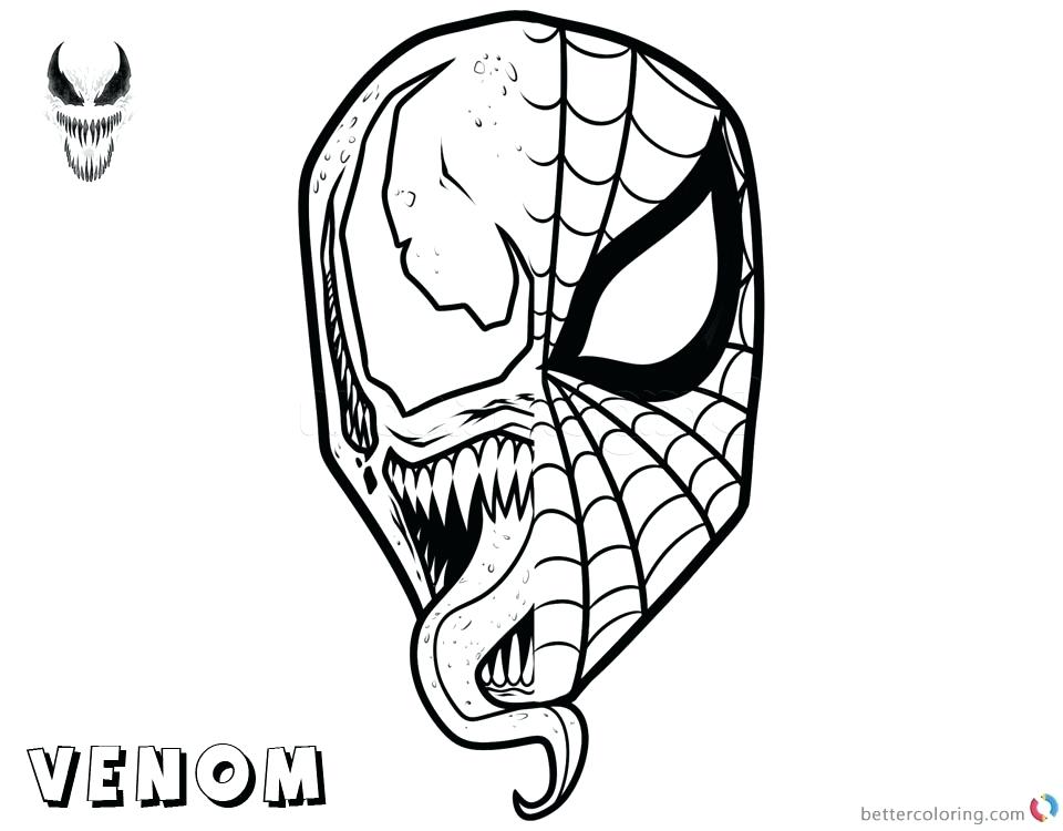 Venom Coloring Pages at GetColorings.com | Free printable colorings