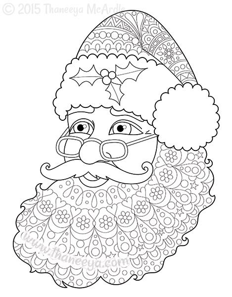 Very Detailed Christmas Coloring Pages at GetColorings.com | Free