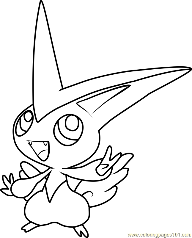 Victini Coloring Pages At Free Printable Colorings