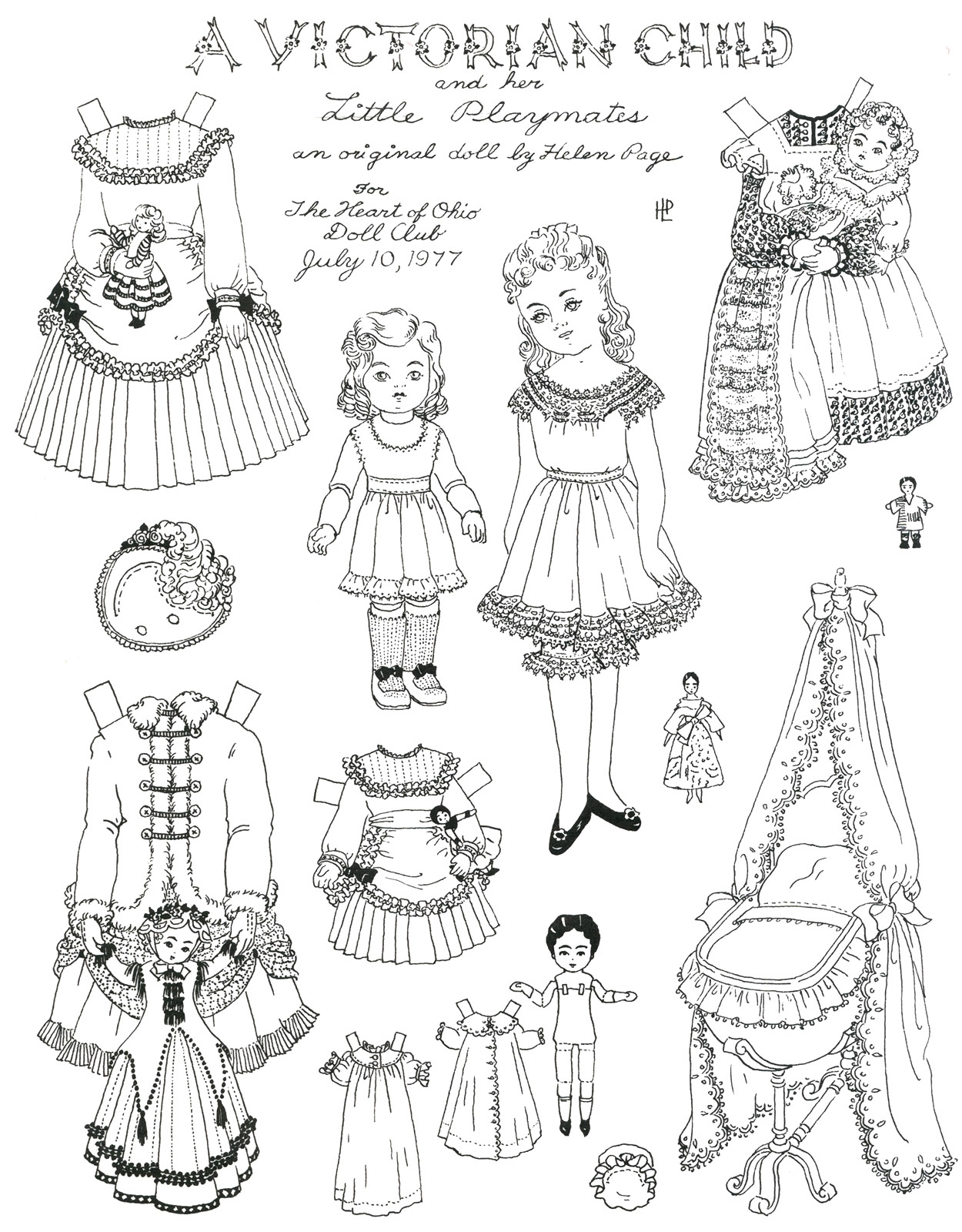 Victorian Coloring Pages at Free printable colorings