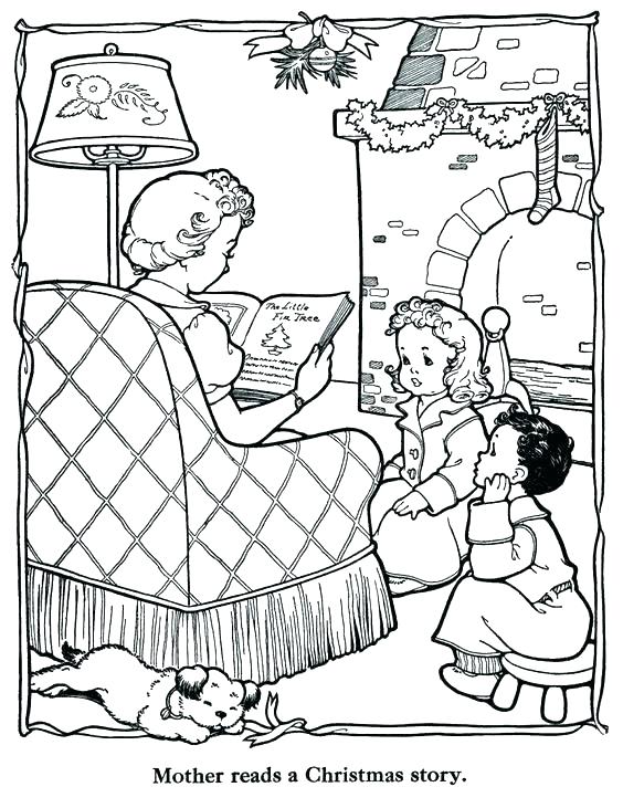 Vintage Christmas Coloring Pages at GetColorings.com | Free printable ...