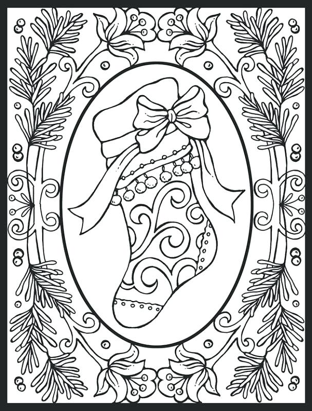 Vintage Christmas Coloring Pages at GetColorings.com | Free printable ...