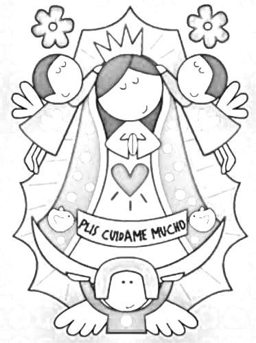 Virgen De Guadalupe Coloring Pages At Getcolorings Free Printable