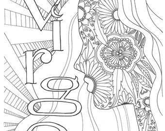 Virgo Coloring Pages at GetColorings.com | Free printable colorings