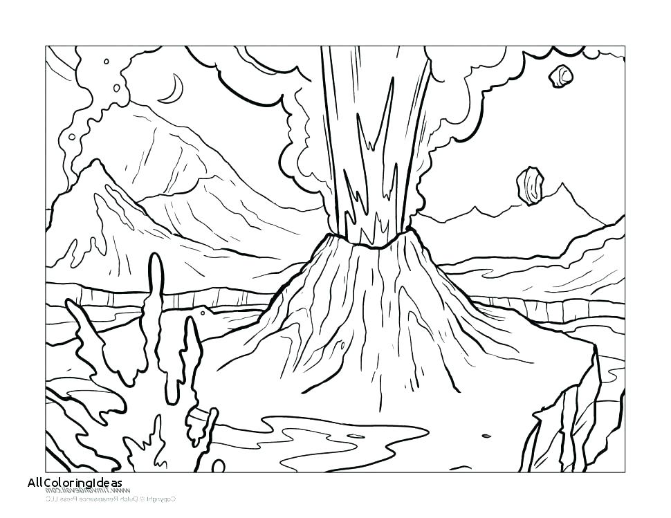 Volcano Coloring Pages at GetColorings.com | Free printable colorings