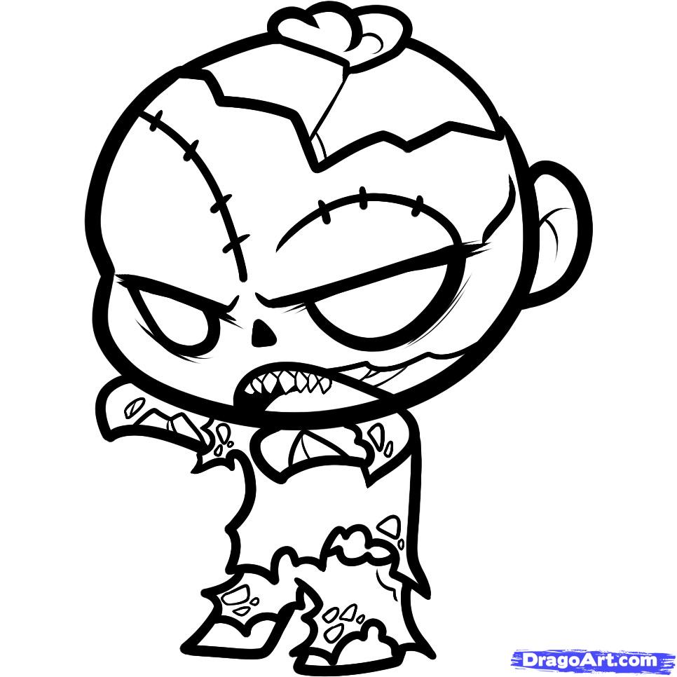 Walking Dead Zombie Coloring Pages At Free Printable Colorings Pages To Print