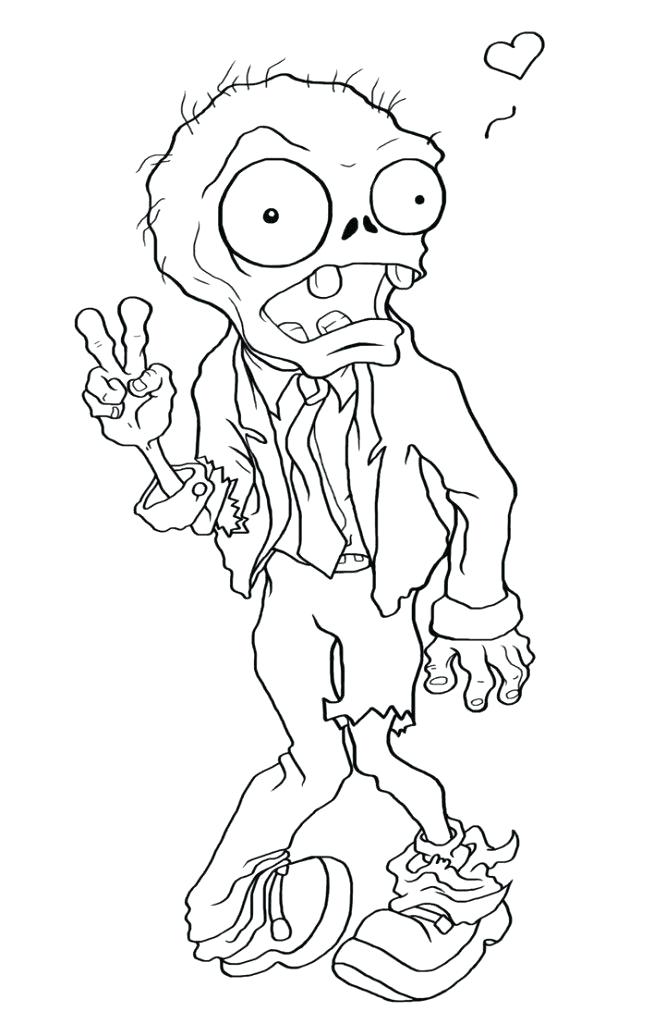 Walking Dead Zombie Coloring Pages at Free printable