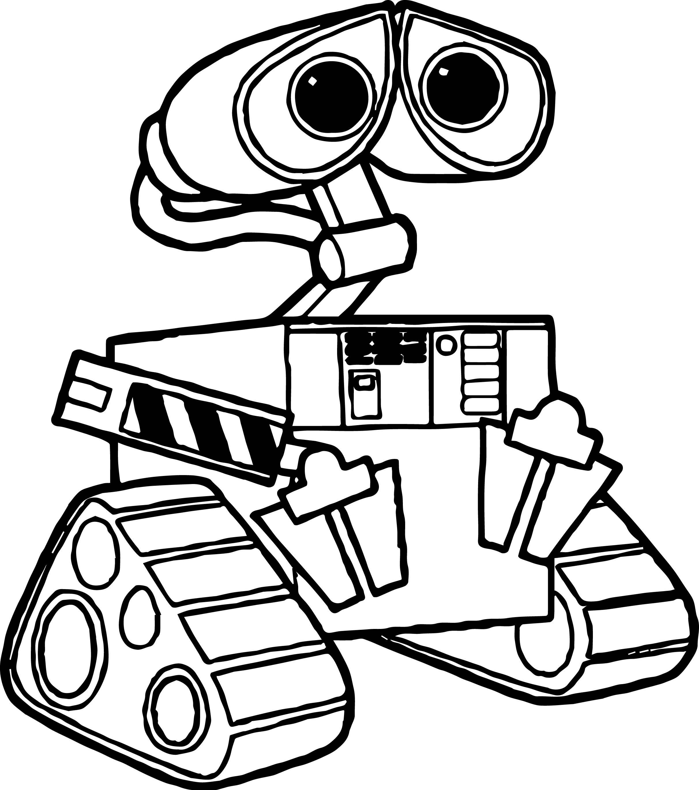 Wall E And Eve Coloring Pages Coloring Pages