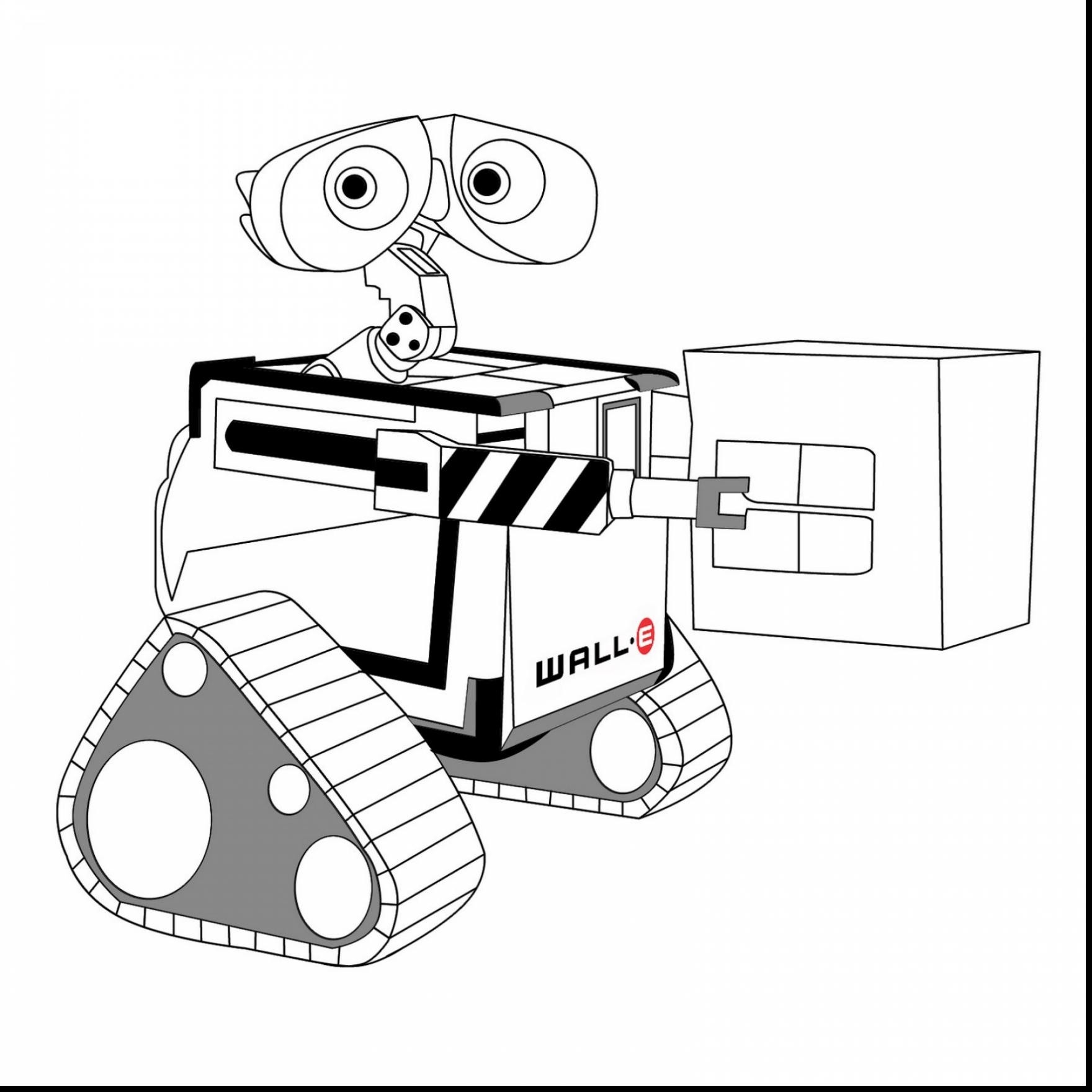 Wall E And Eve Coloring Pages At Free Printable